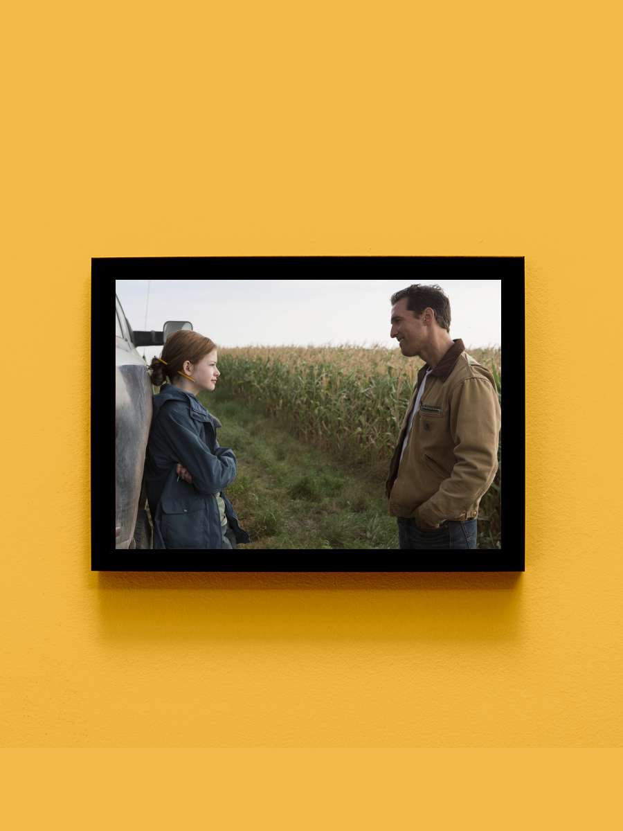 Yıldızlararası - Interstellar Film Tablo Siyah Çerçeveli Film Poster Afiş Tablo