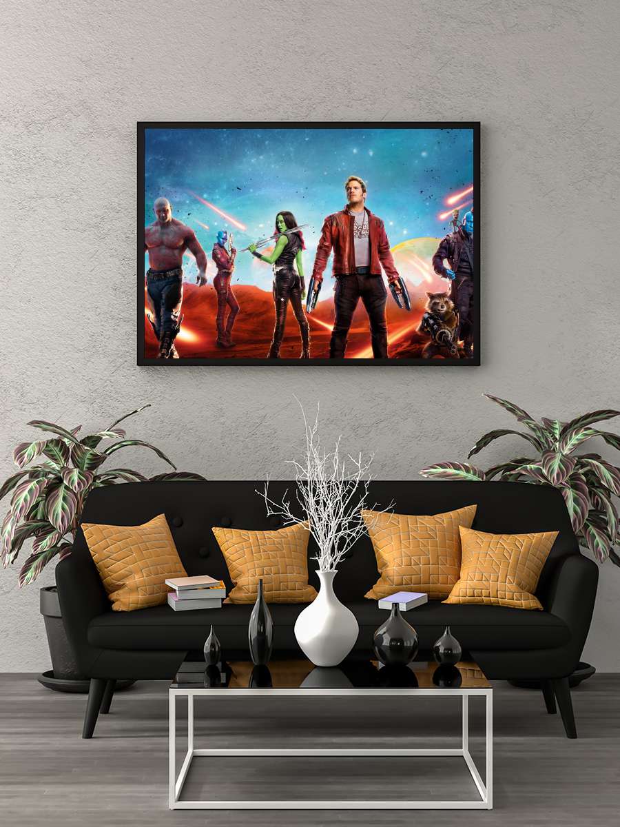 Galaksinin Koruyucuları 2 - Guardians of the Galaxy Vol. 2 Film Tablo Siyah Çerçeveli Film Poster Afiş Tablo
