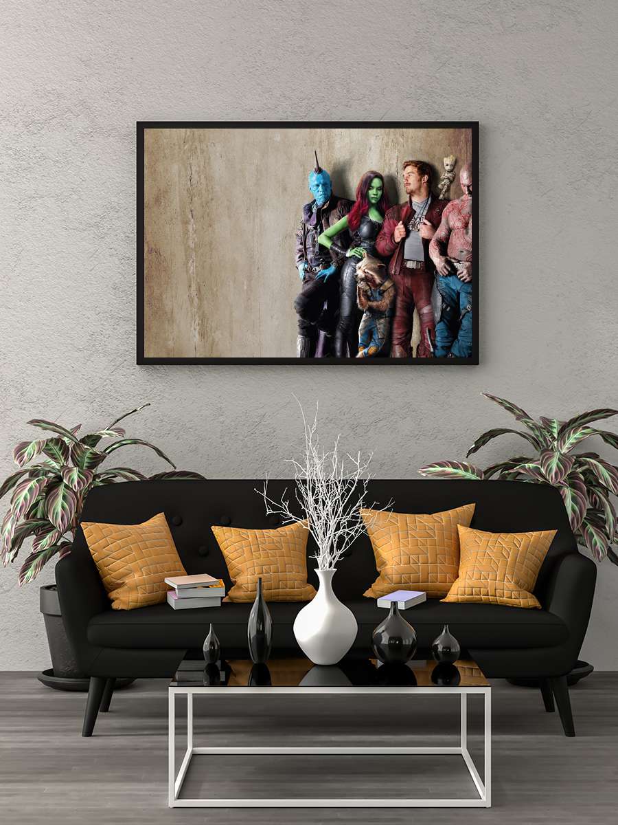 Galaksinin Koruyucuları 2 - Guardians of the Galaxy Vol. 2 Film Tablo Siyah Çerçeveli Film Poster Afiş Tablo