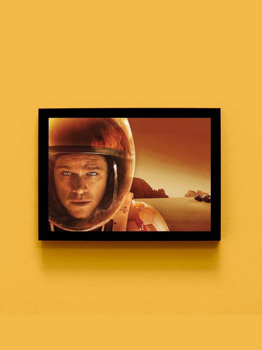 Marslı - The Martian Film Tablo Siyah Çerçeveli Film Poster Afiş Tablo - En İyi Fiyatlarla