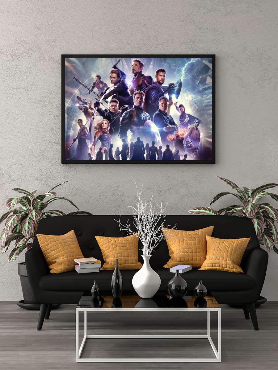 Avengers: Endgame Film Tablo Siyah Çerçeveli Film Poster Afiş Tablo