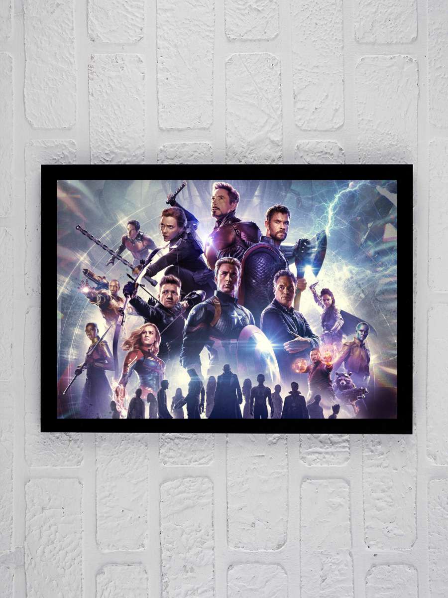 Avengers: Endgame Film Tablo Siyah Çerçeveli Film Poster Afiş Tablo