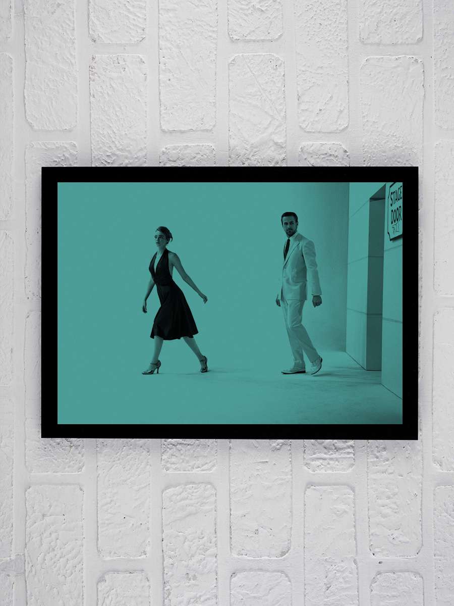 Aşıklar Şehri - La La Land Film Tablo Siyah Çerçeveli Film Poster Afiş Tablo