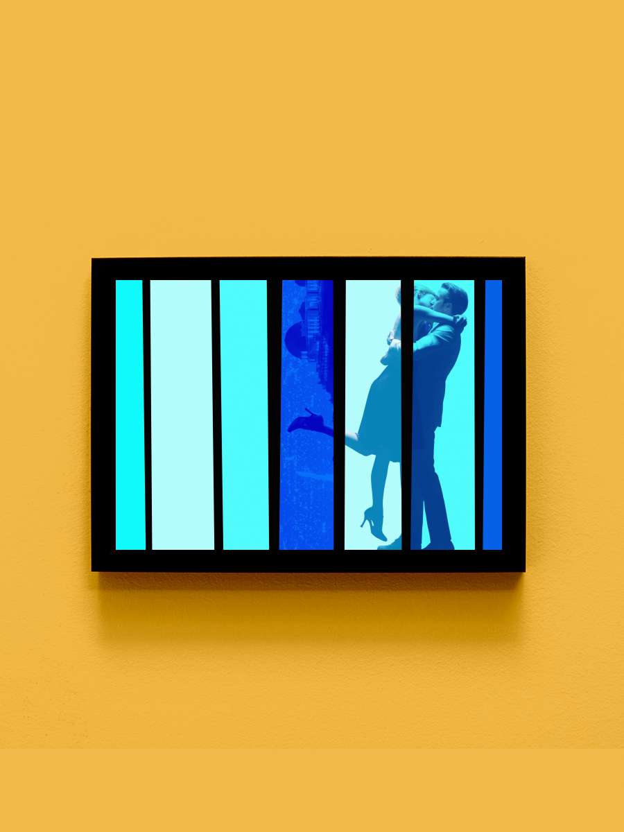 Aşıklar Şehri - La La Land Film Tablo Siyah Çerçeveli Film Poster Afiş Tablo - En İyi Fiyatlarla