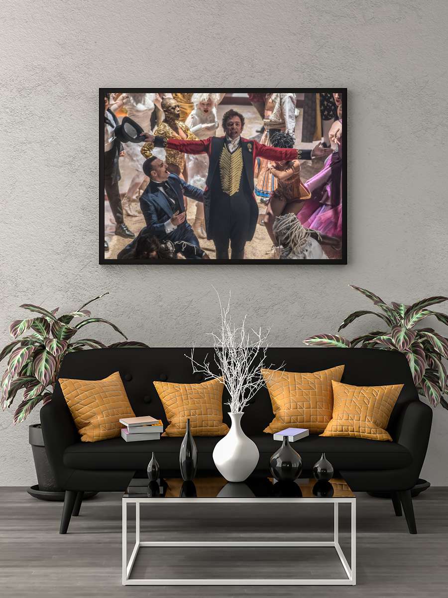 Muhteşem Showman - The Greatest Showman Film Tablo Siyah Çerçeveli Film Poster Afiş Tablo
