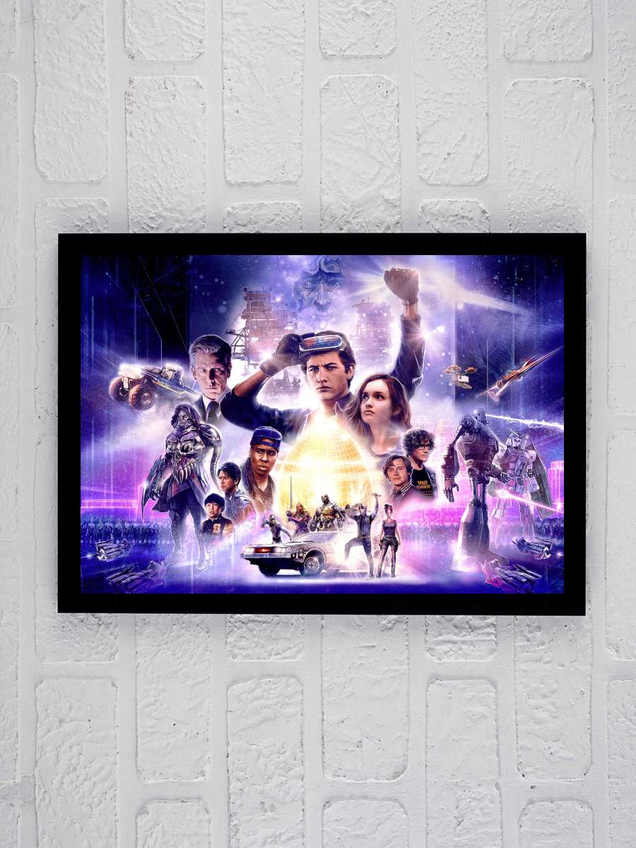 Başlat: Ready Player One - Ready Player One Film Tablo Siyah Çerçeveli Film Poster Afiş Tablo