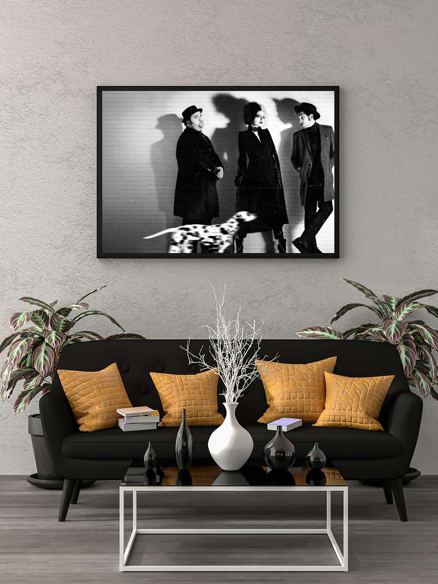 Cruella Film Tablo Siyah Çerçeveli Film Poster Afiş Tablo