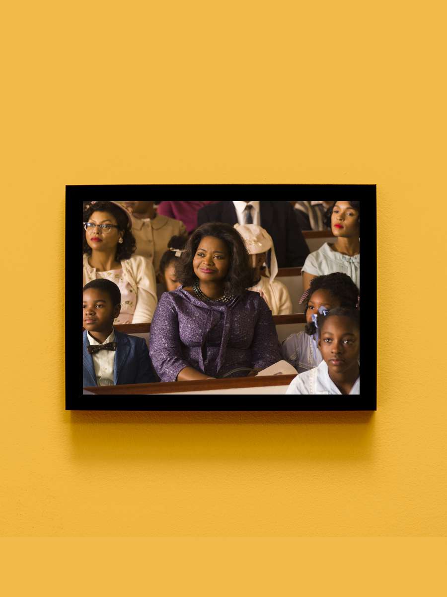 Gizli Sayılar - Hidden Figures Film Tablo Siyah Çerçeveli Film Poster Afiş Tablo