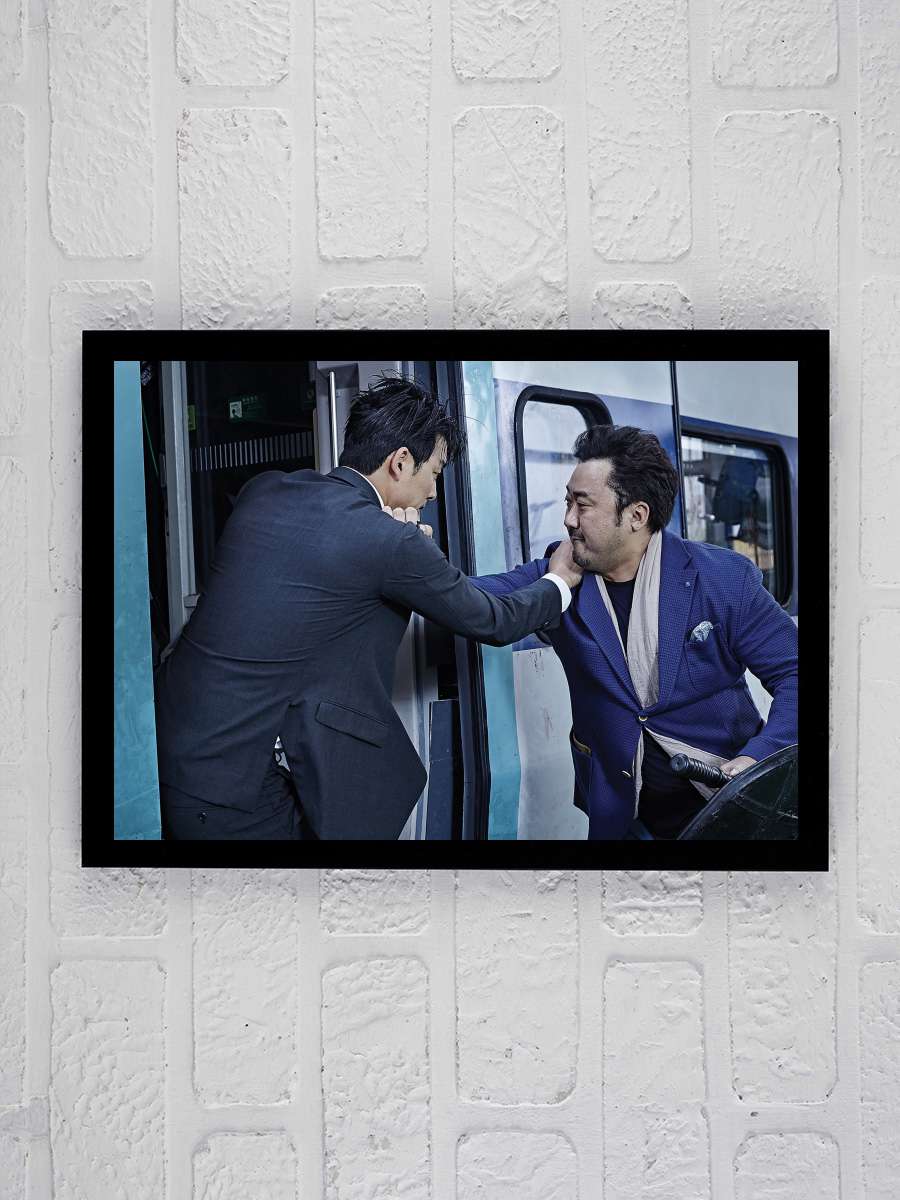 Zombi Ekspresi - 부산행 Film Tablo Siyah Çerçeveli Film Poster Afiş Tablo