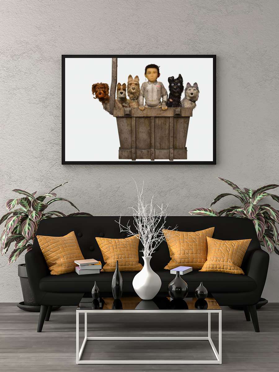 Köpek Adası - Isle of Dogs Film Tablo Siyah Çerçeveli Film Poster Afiş Tablo