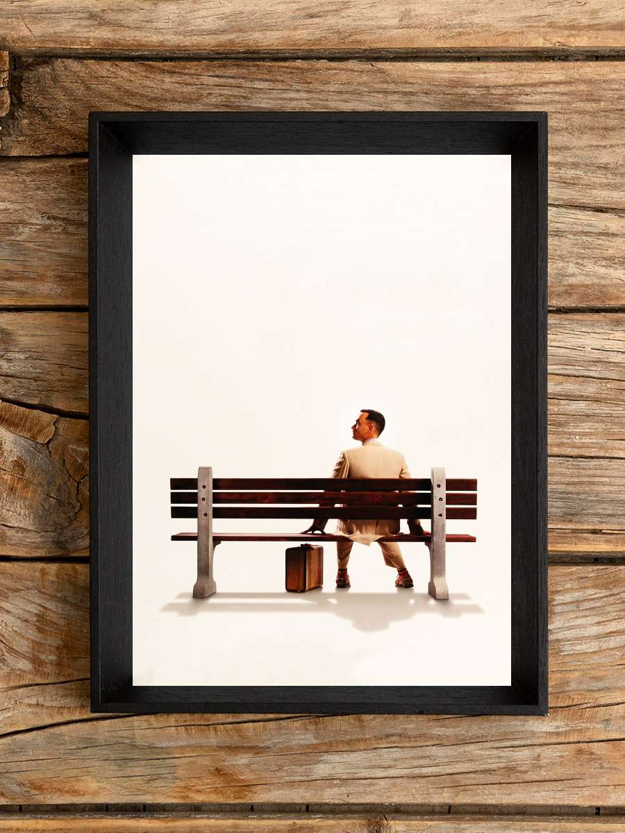 Forrest Gump Film Tablo Siyah Çerçeveli Film Poster Afiş Tablo