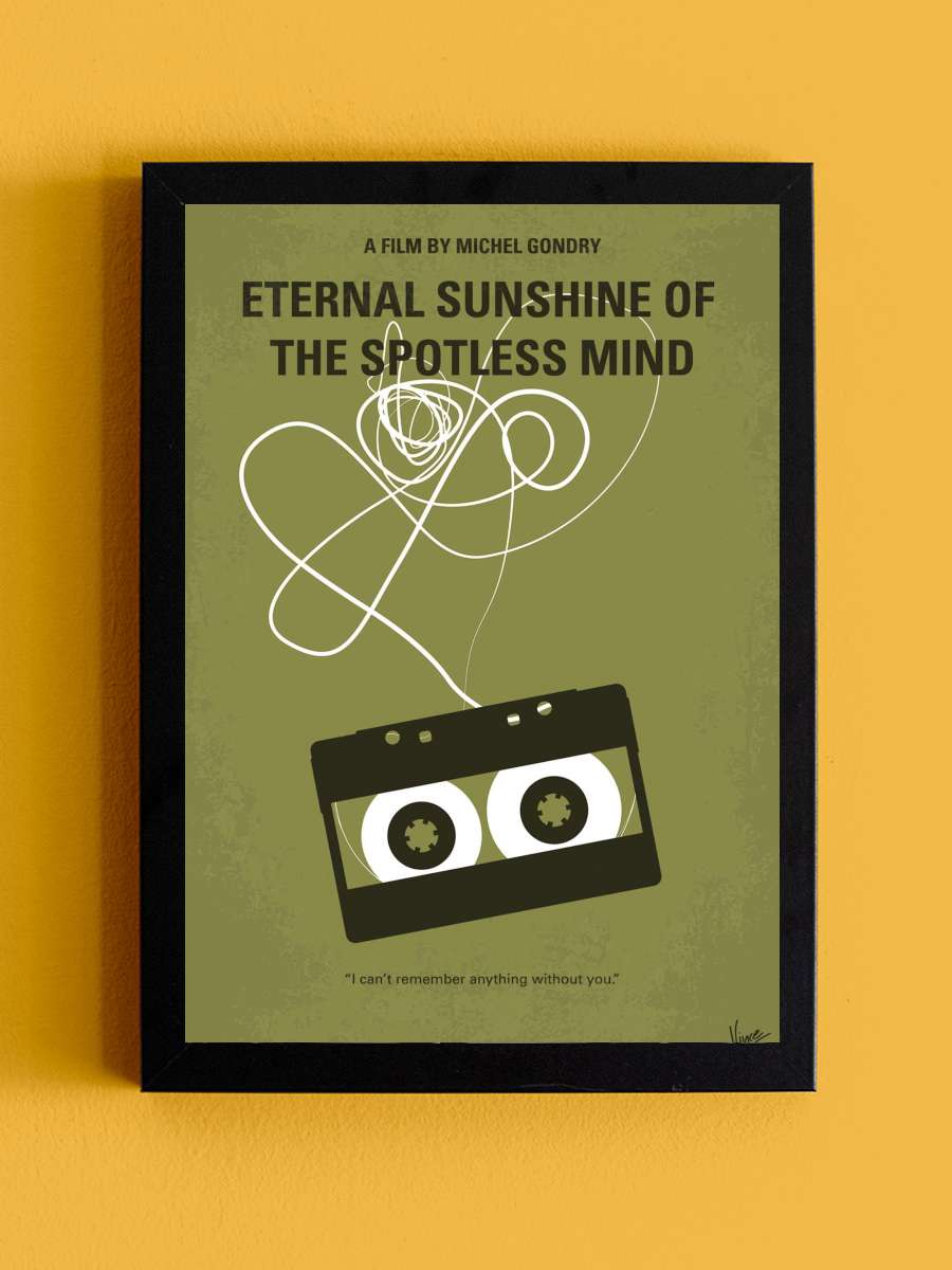 Sil Baştan - Eternal Sunshine of the Spotless Mind Film Tablo Siyah Çerçeveli Film Poster Afiş Tablo