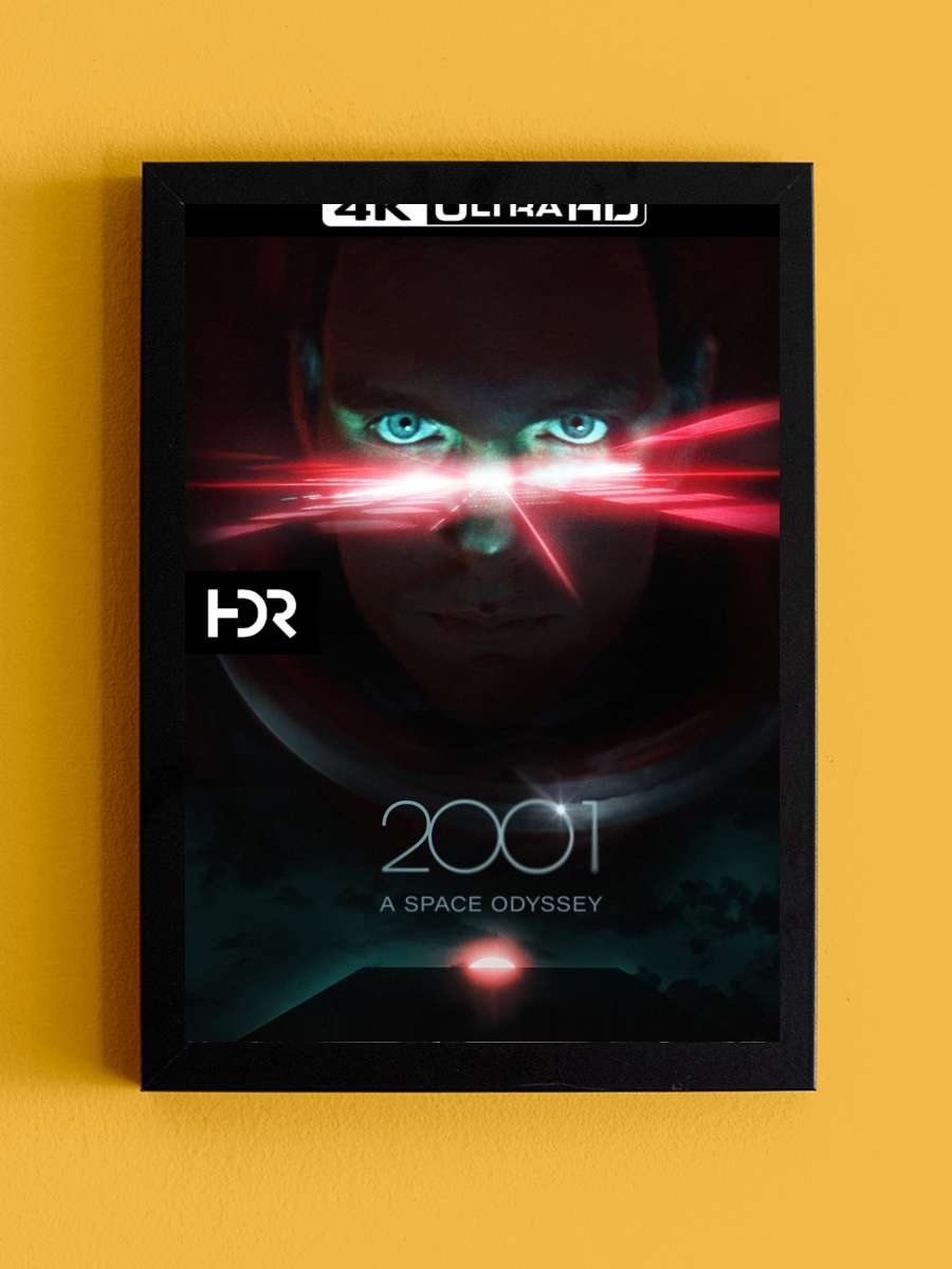 2001: Uzay Yolu Macerası - 2001: A Space Odyssey Film Tablo Siyah Çerçeveli Film Poster Afiş Tablo - En İyi Fiyatlarla