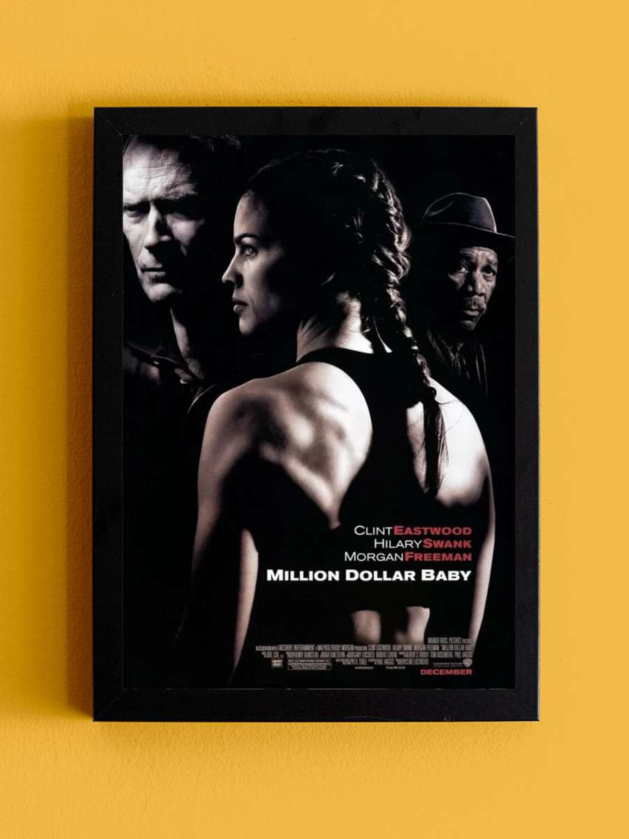 Milyonluk Bebek - Million Dollar Baby Film Tablo Siyah Çerçeveli Film Poster Afiş Tablo - En İyi Fiyatlarla
