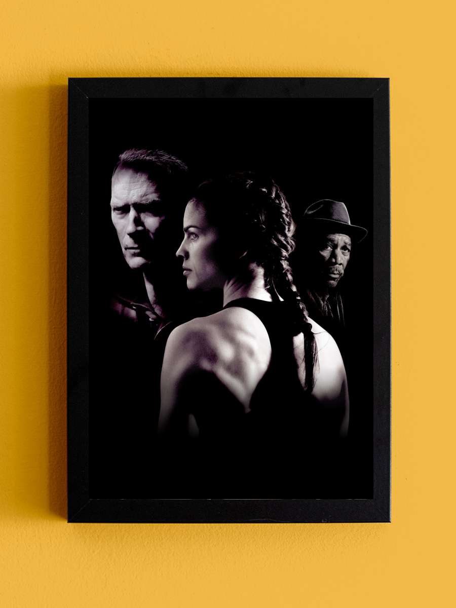 Milyonluk Bebek - Million Dollar Baby Film Tablo Siyah Çerçeveli Film Poster Afiş Tablo