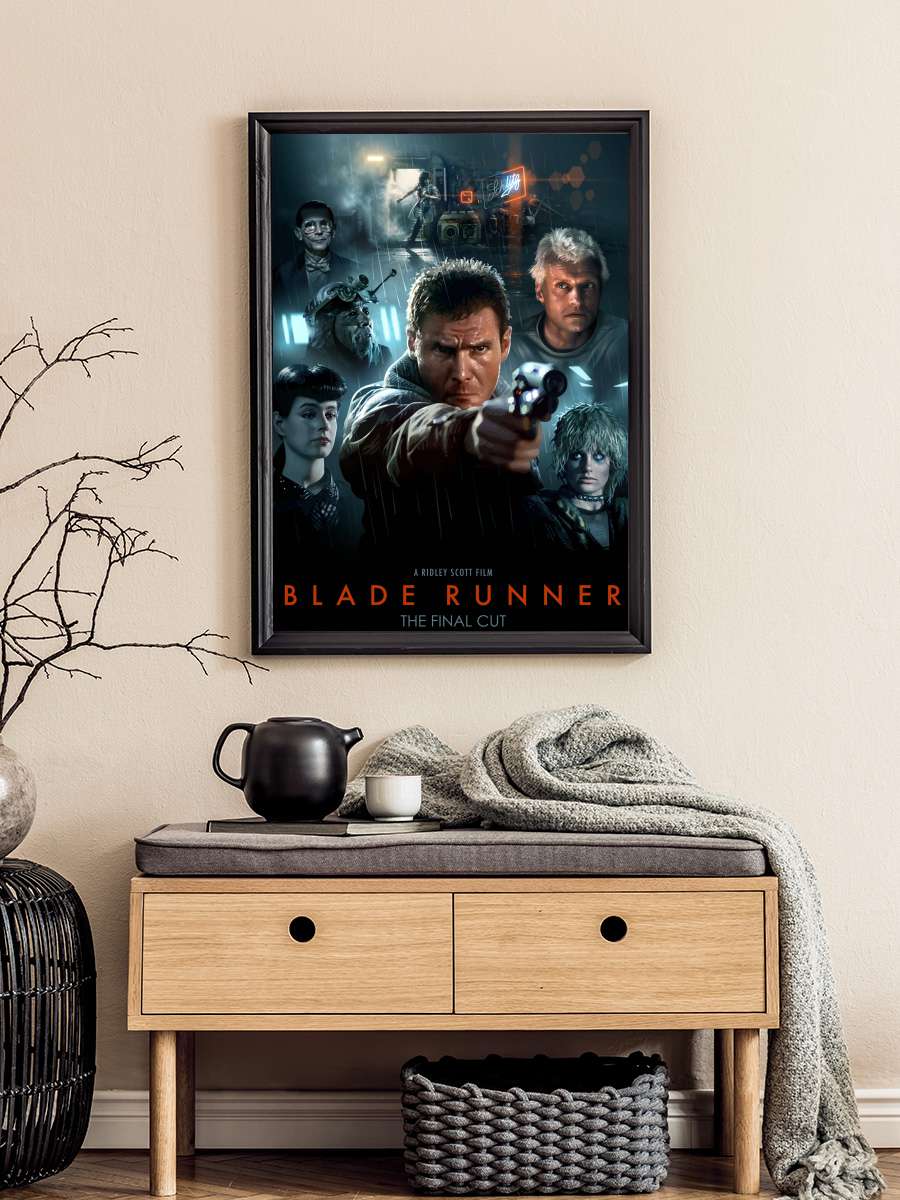 Bıçak Sırtı - Blade Runner Film Tablo Siyah Çerçeveli Film Poster Afiş Tablo