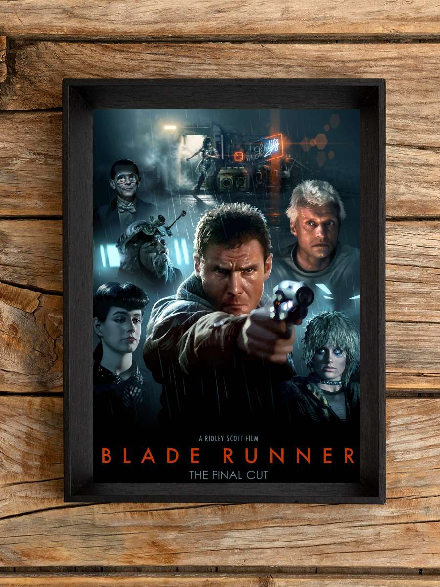 Bıçak Sırtı - Blade Runner Film Tablo Siyah Çerçeveli Film Poster Afiş Tablo