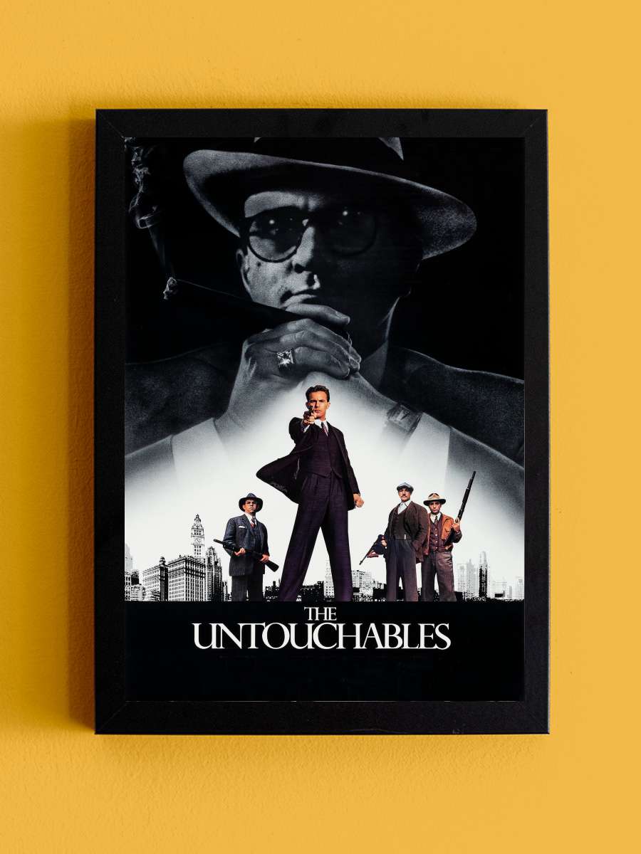 Dokunulmazlar - The Untouchables Film Tablo Siyah Çerçeveli Film Poster Afiş Tablo - En İyi Fiyatlarla