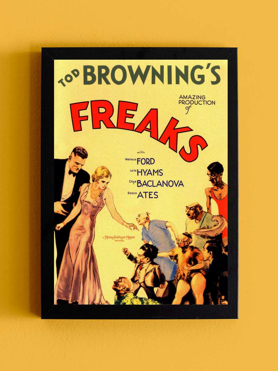 Hilkat Garibeleri - Freaks Film Tablo Siyah Çerçeveli Film Poster Afiş Tablo - En İyi Fiyatlarla