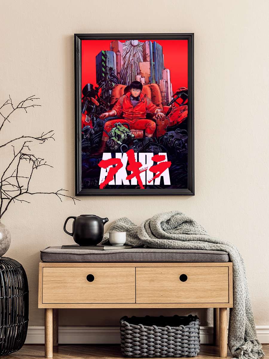 Akira - AKIRA Film Tablo Siyah Çerçeveli Film Poster Afiş Tablo