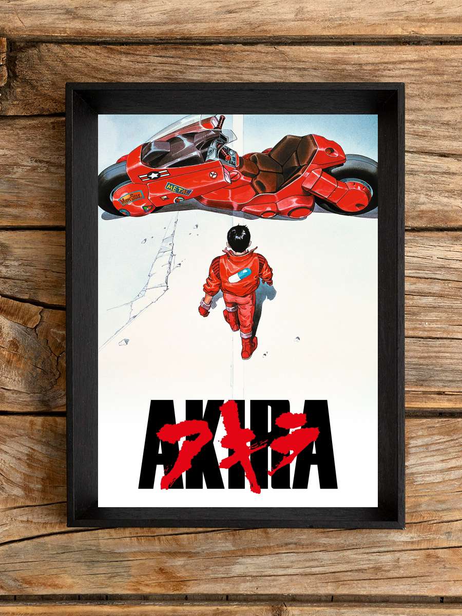 Akira - AKIRA Film Tablo Siyah Çerçeveli Film Poster Afiş Tablo