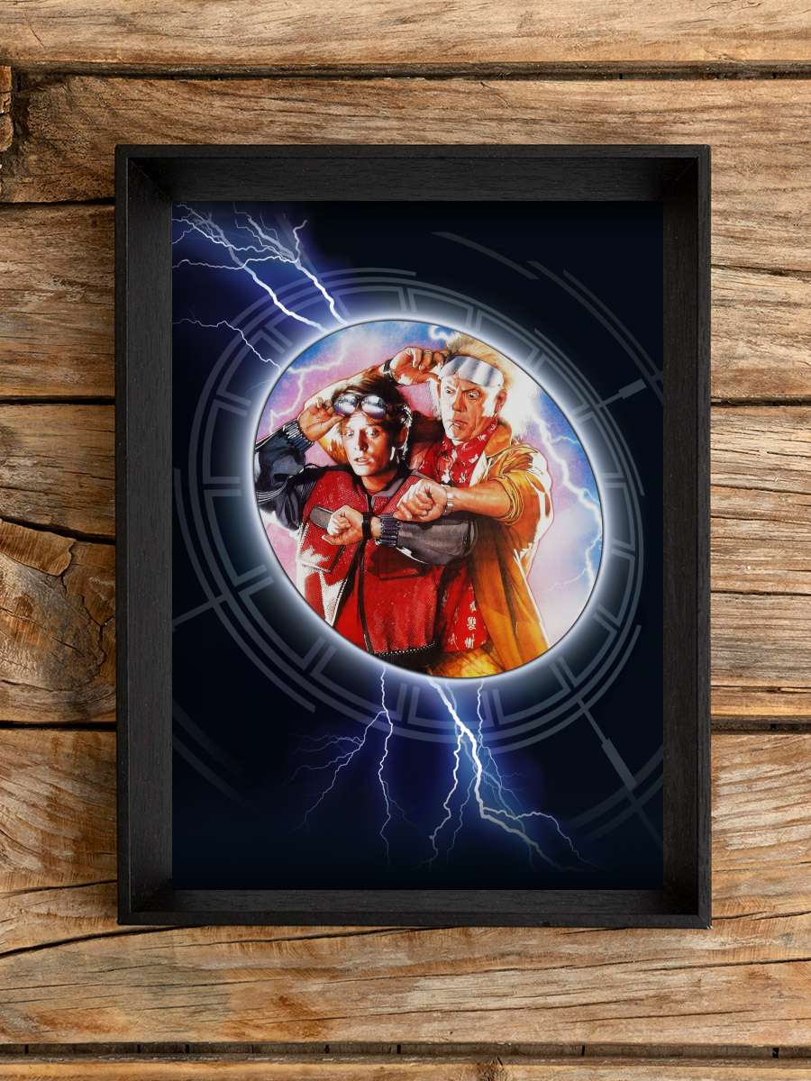 Geleceğe Dönüş II - Back to the Future Part II Film Tablo Siyah Çerçeveli Film Poster Afiş Tablo
