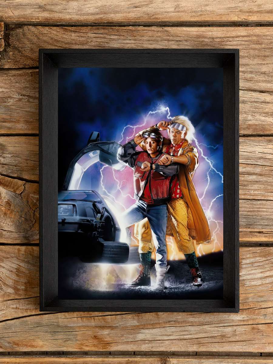Geleceğe Dönüş II - Back to the Future Part II Film Tablo Siyah Çerçeveli Film Poster Afiş Tablo