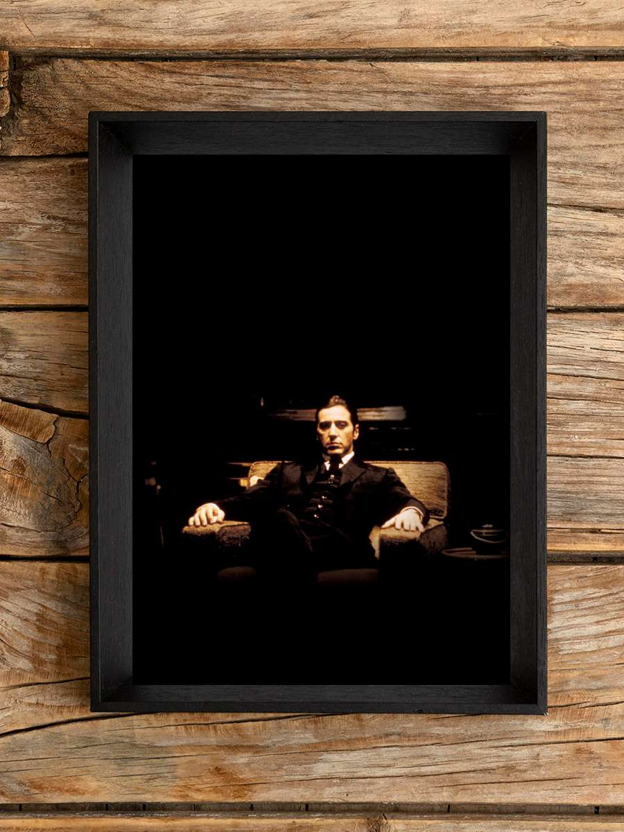 Baba: Bölüm 2 - The Godfather Part II Film Tablo Siyah Çerçeveli Film Poster Afiş Tablo