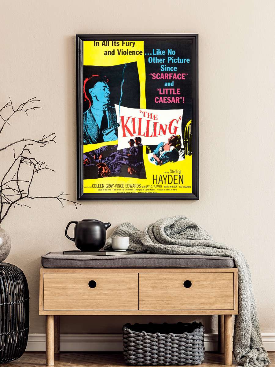 Son Darbe - The Killing Film Tablo Siyah Çerçeveli Film Poster Afiş Tablo