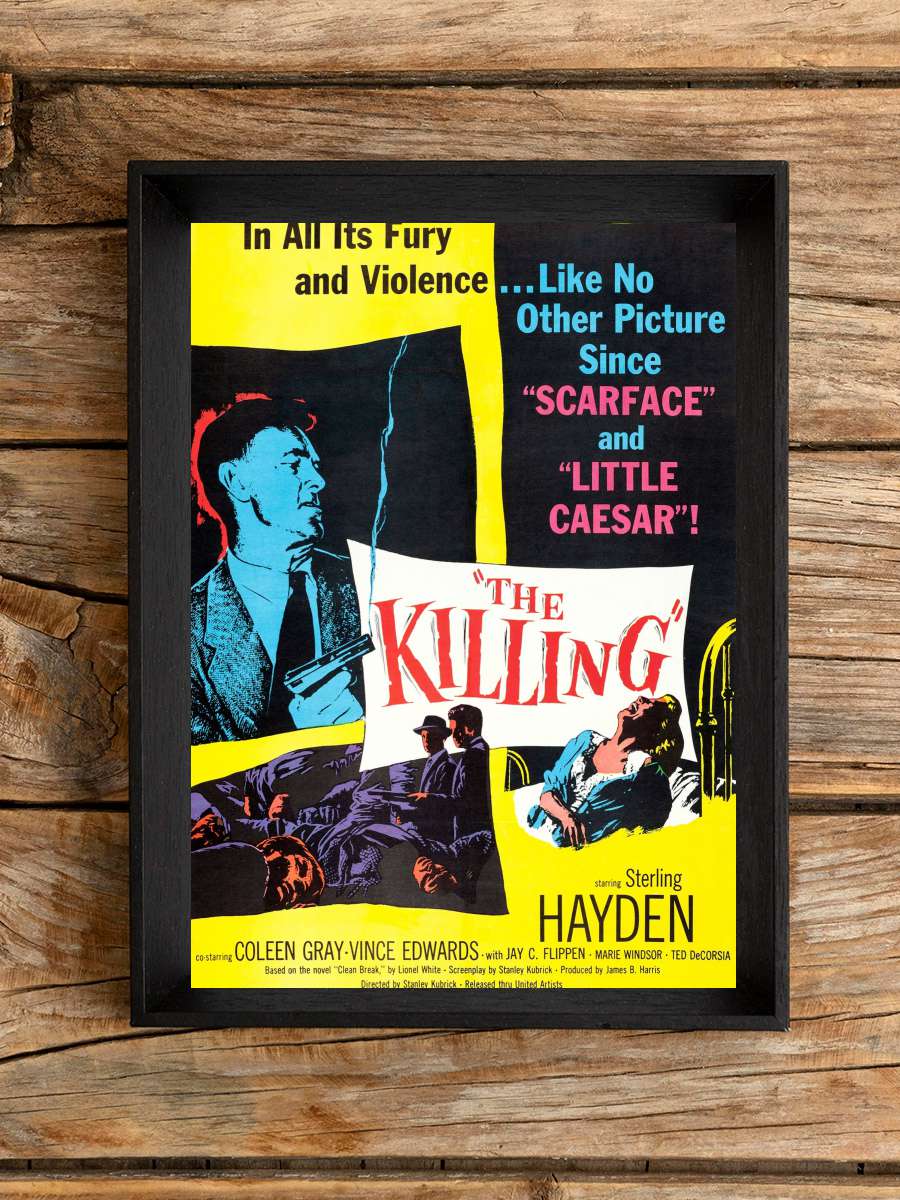 Son Darbe - The Killing Film Tablo Siyah Çerçeveli Film Poster Afiş Tablo