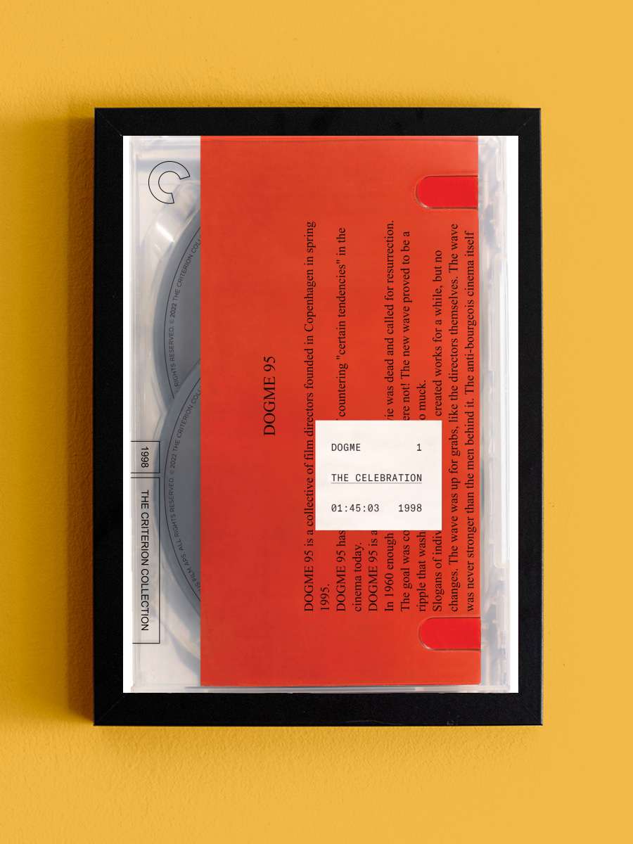 Şölen - Festen Film Tablo Siyah Çerçeveli Film Poster Afiş Tablo - En İyi Fiyatlarla