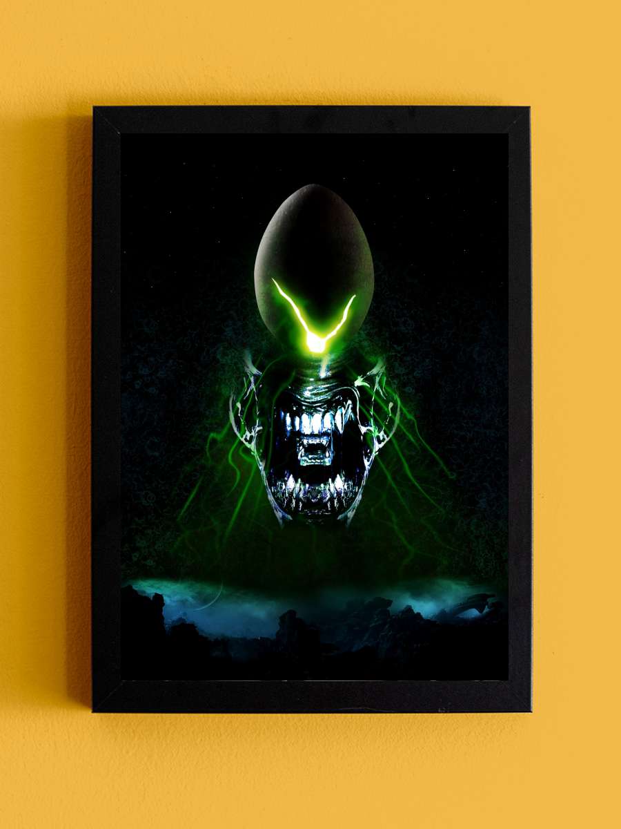 Yaratık - Alien Film Tablo Siyah Çerçeveli Film Poster Afiş Tablo