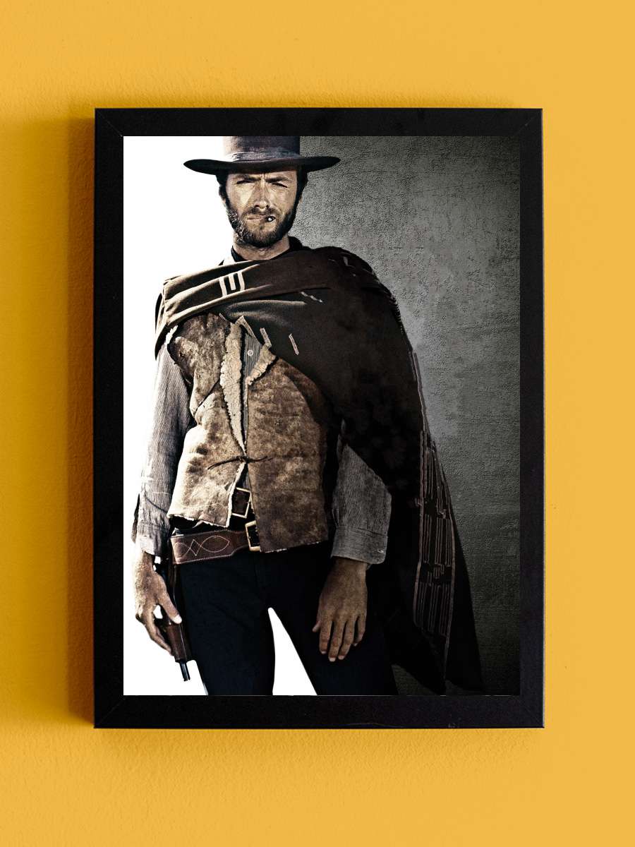 İyi, Kötü ve Çirkin - Il buono, il brutto, il cattivo Film Tablo Siyah Çerçeveli Film Poster Afiş Tablo