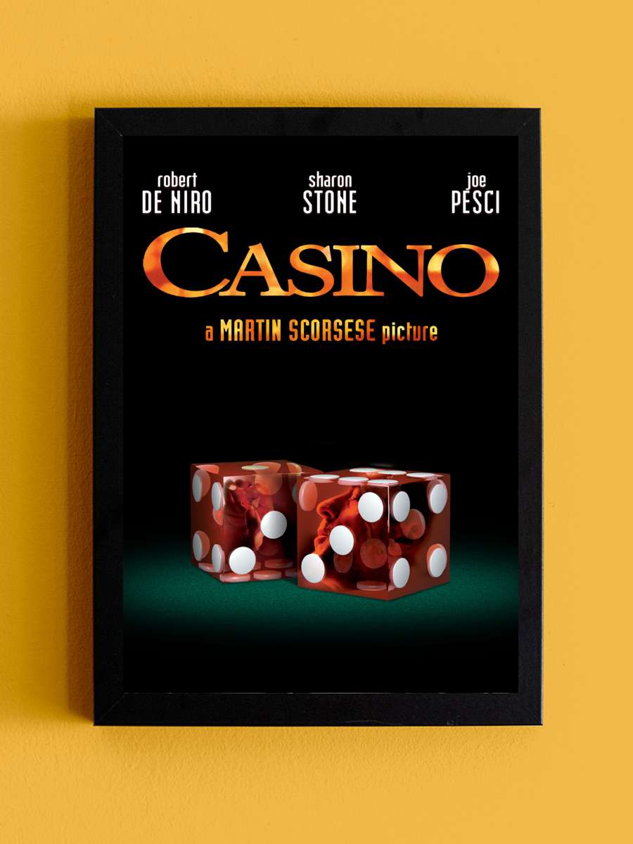 Casino Film Tablo Siyah Çerçeveli Film Poster Afiş Tablo - En İyi Fiyatlarla