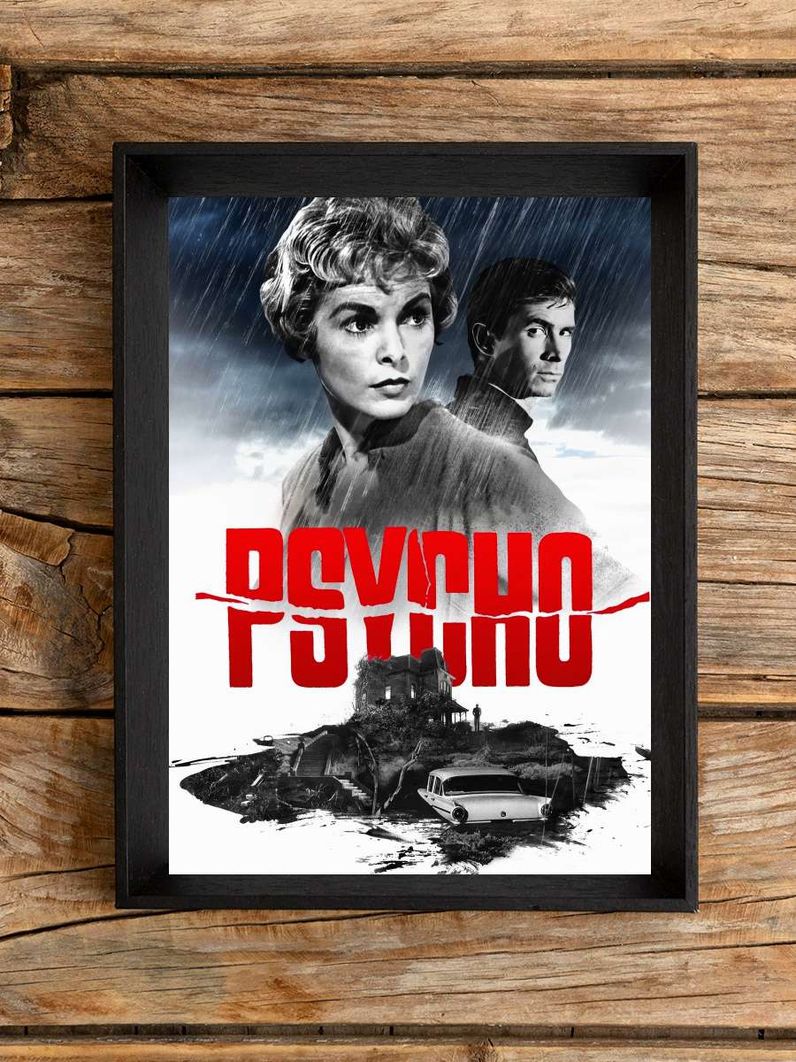 Sapık - Psycho Film Tablo Siyah Çerçeveli Film Poster Afiş Tablo