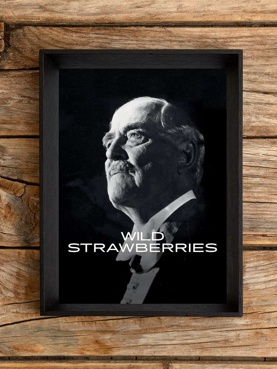 Yaban Çilekleri - Smultronstället Film Tablo Siyah Çerçeveli Film Poster Afiş Tablo