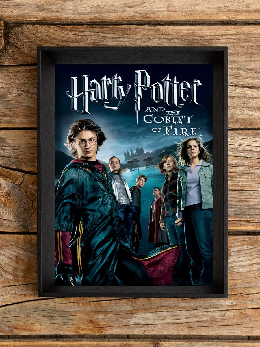 Harry Potter ve Ateş Kadehi - Harry Potter and the Goblet of Fire Film Tablo Siyah Çerçeveli Film Poster Afiş Tablo