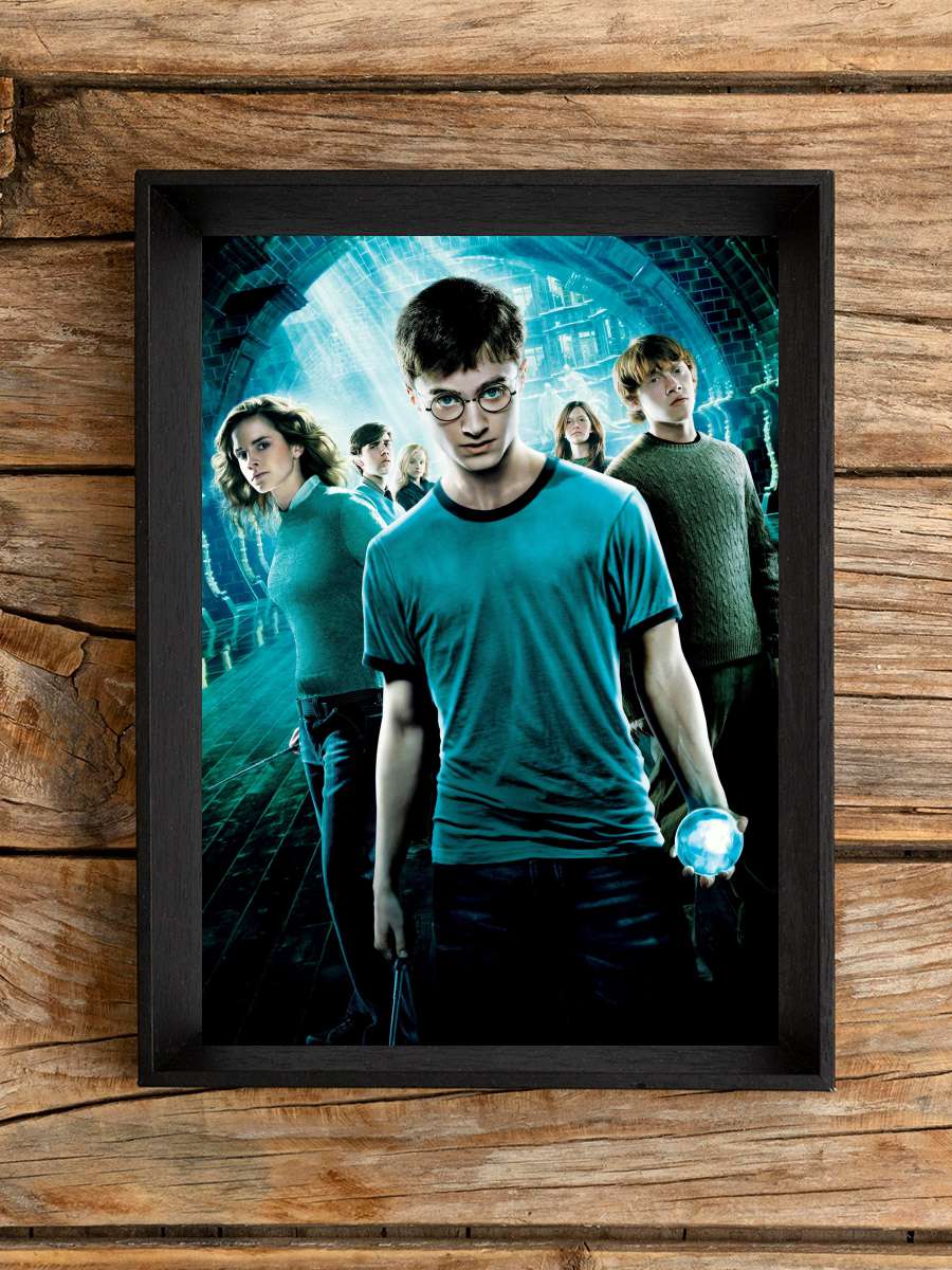 Harry Potter ve Zümrüdüanka Yoldaşlığı - Harry Potter and the Order of the Phoenix Film Tablo Siyah Çerçeveli Film Poster Afiş Tablo