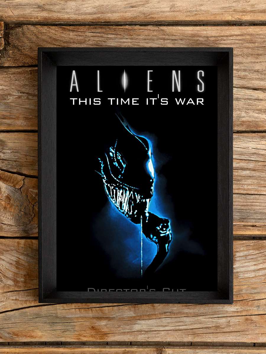 Yaratığın Dönüşü - Aliens Film Tablo Siyah Çerçeveli Film Poster Afiş Tablo