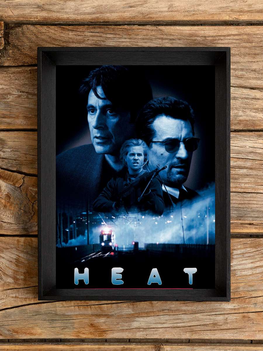 Büyük Hesaplaşma - Heat Film Tablo Siyah Çerçeveli Film Poster Afiş Tablo