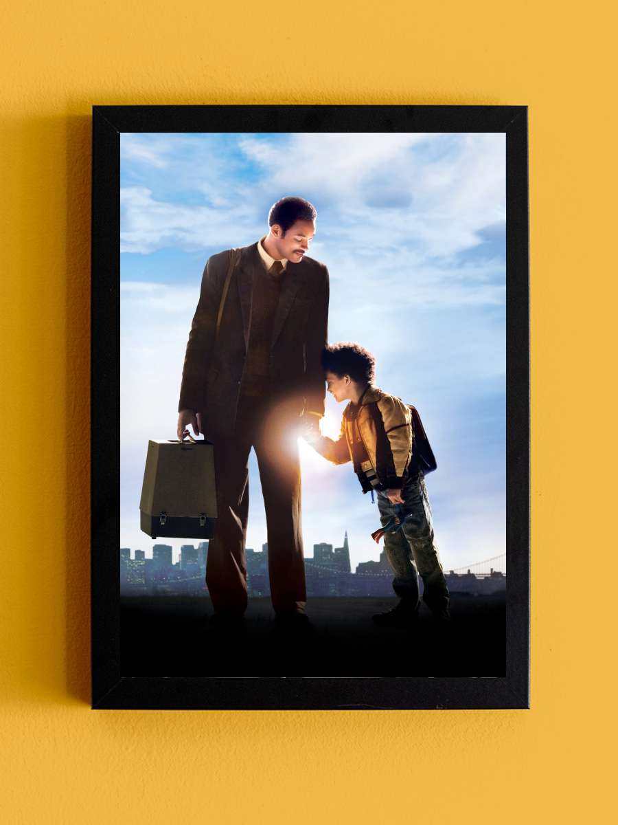 Umudunu Kaybetme - The Pursuit of Happyness Film Tablo Siyah Çerçeveli Film Poster Afiş Tablo - En İyi Fiyatlarla