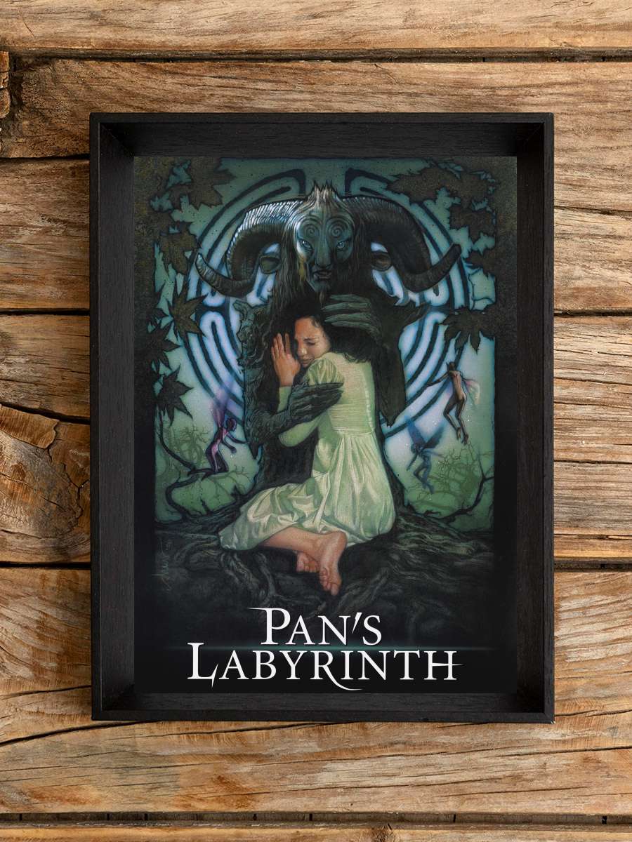 Pan'ın Labirenti - El laberinto del fauno Film Tablo Siyah Çerçeveli Film Poster Afiş Tablo