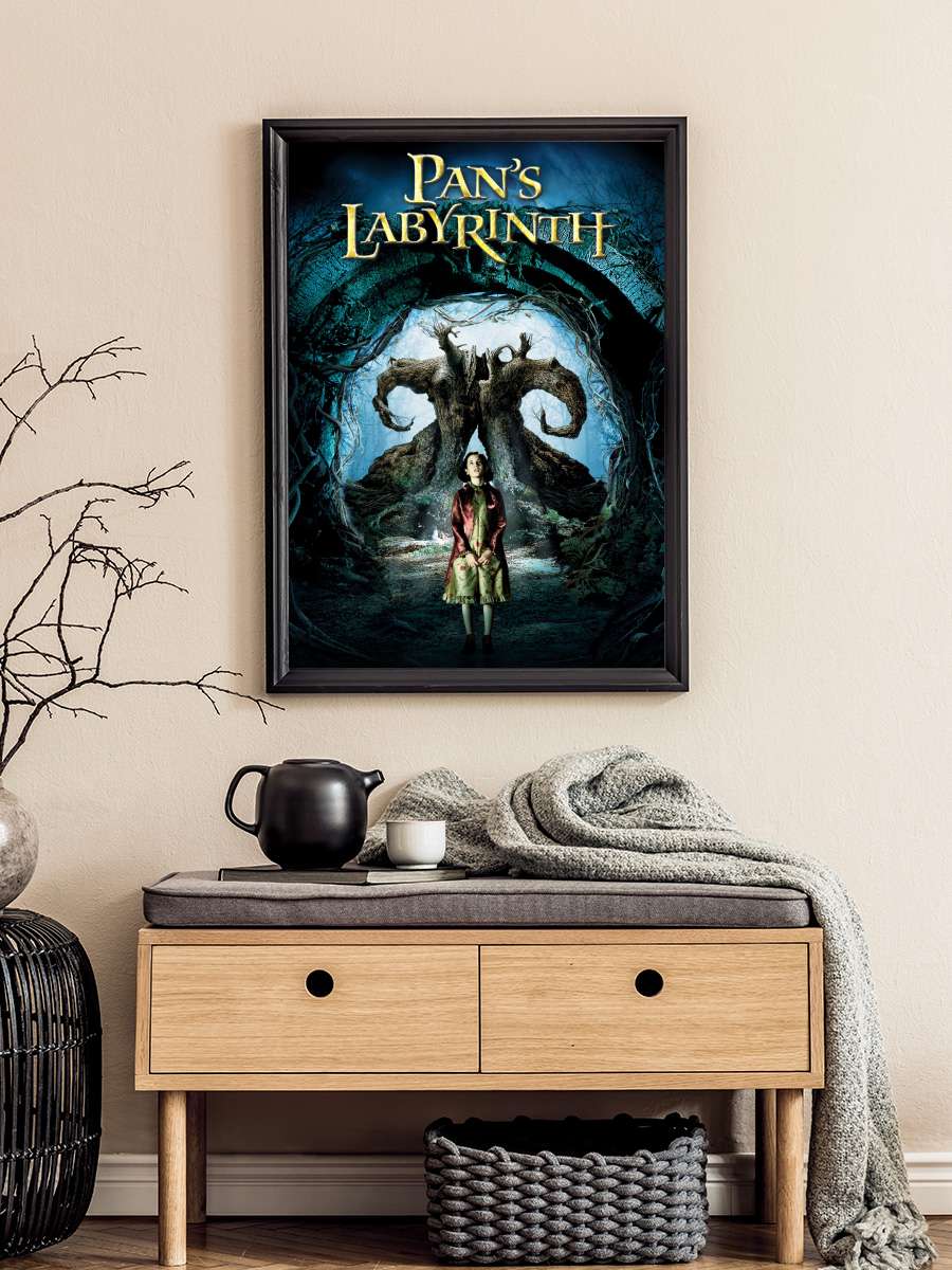 Pan'ın Labirenti - El laberinto del fauno Film Tablo Siyah Çerçeveli Film Poster Afiş Tablo