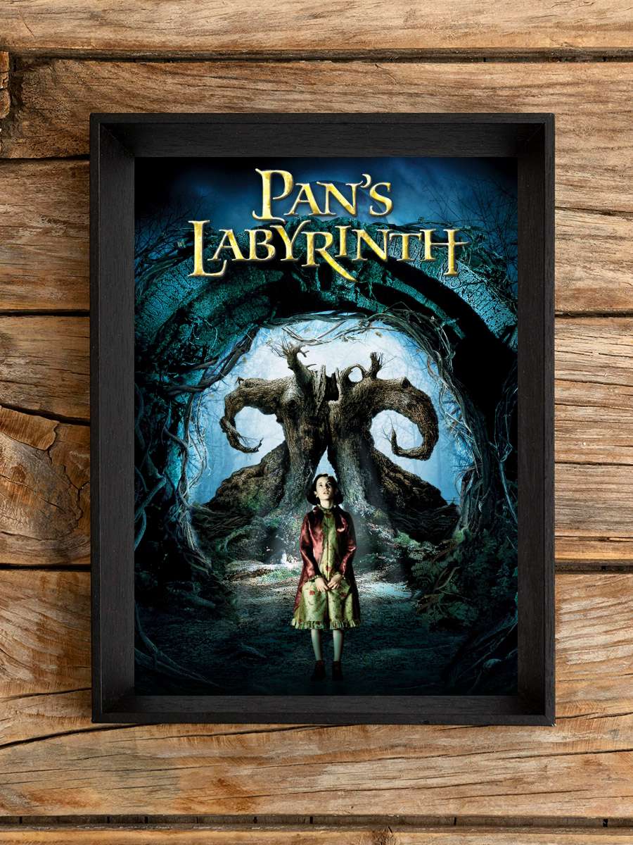 Pan'ın Labirenti - El laberinto del fauno Film Tablo Siyah Çerçeveli Film Poster Afiş Tablo