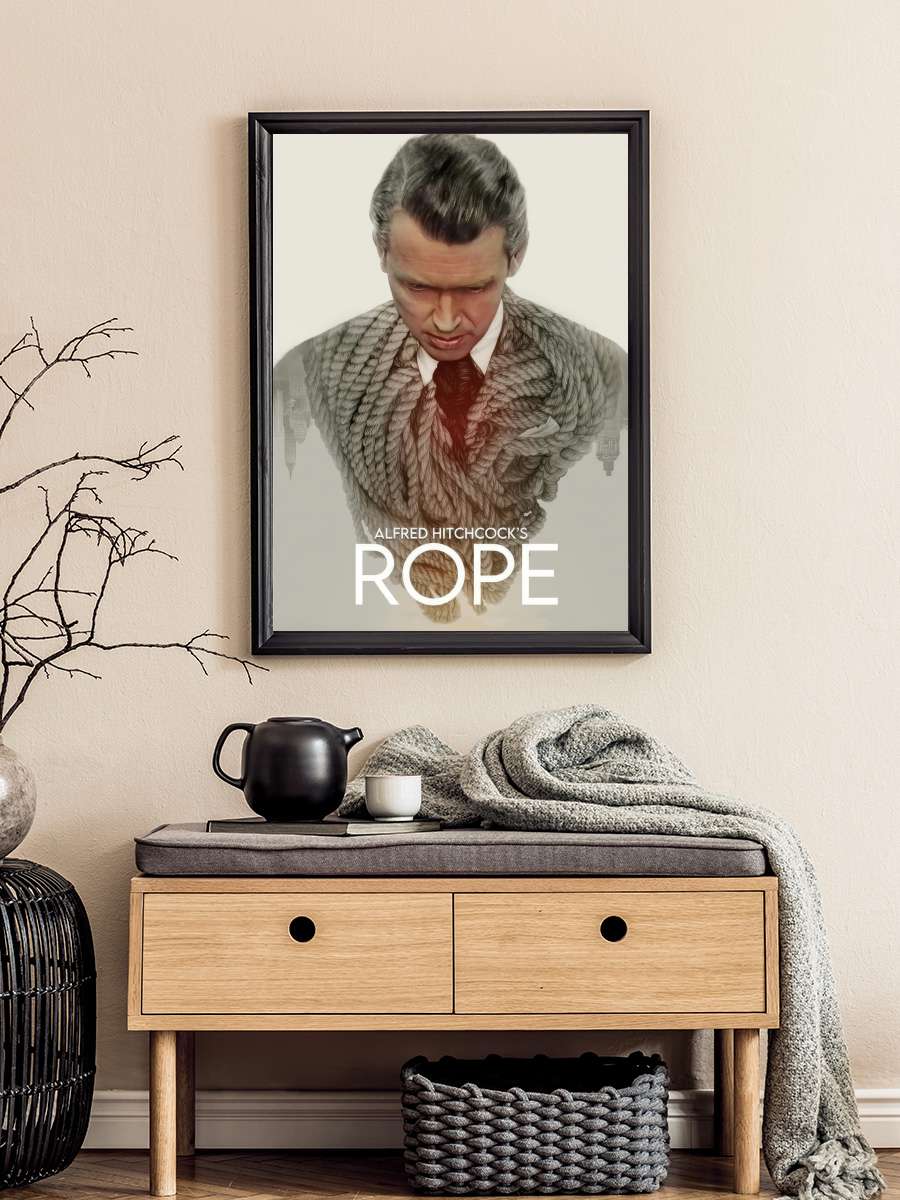 Ölüm Kararı - Rope Film Tablo Siyah Çerçeveli Film Poster Afiş Tablo
