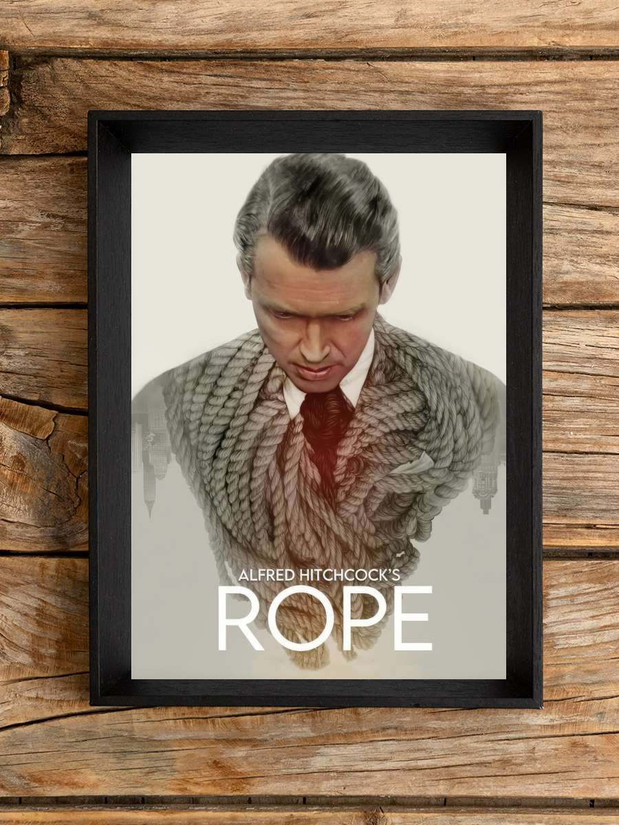 Ölüm Kararı - Rope Film Tablo Siyah Çerçeveli Film Poster Afiş Tablo