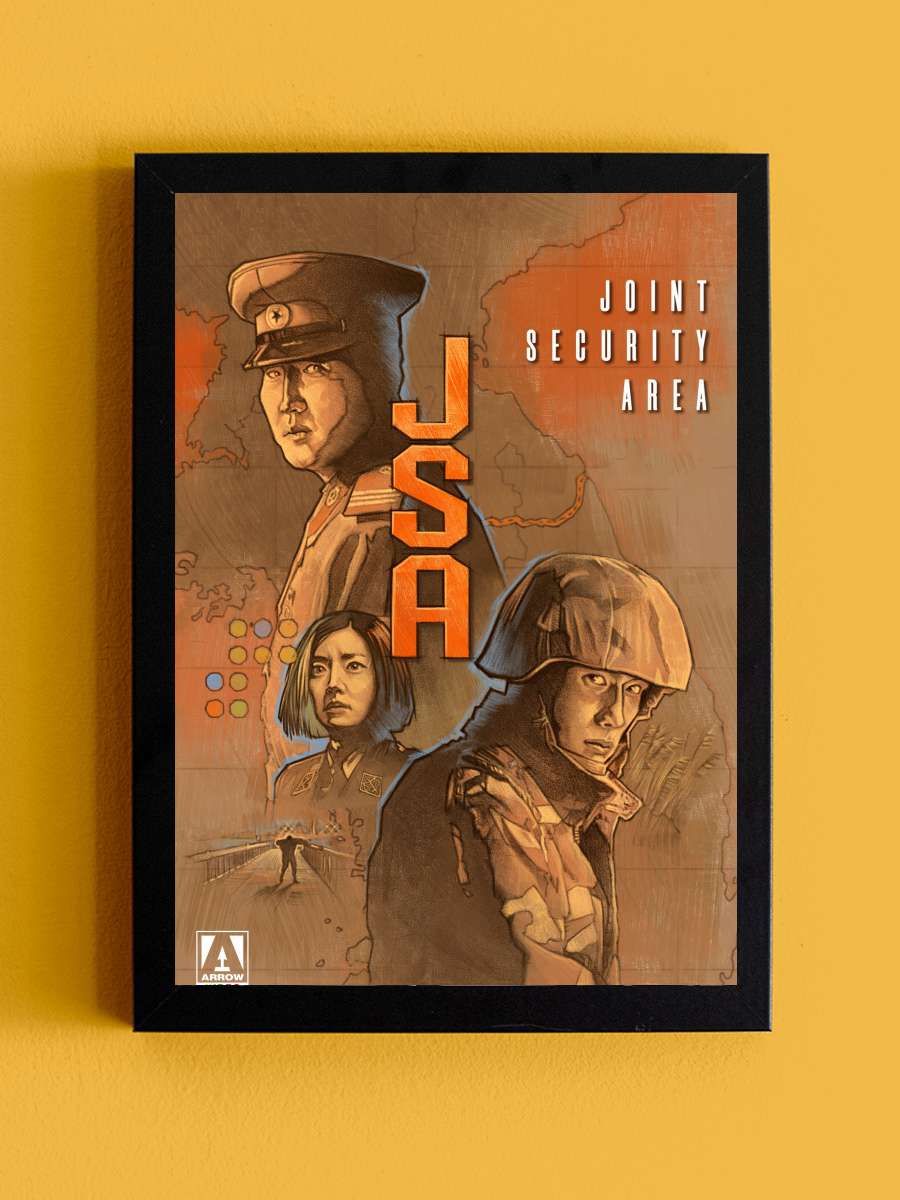Birleşik Güvenlik Bölgesi - 공동경비구역 JSA Film Tablo Siyah Çerçeveli Film Poster Afiş Tablo - En İyi Fiyatlarla
