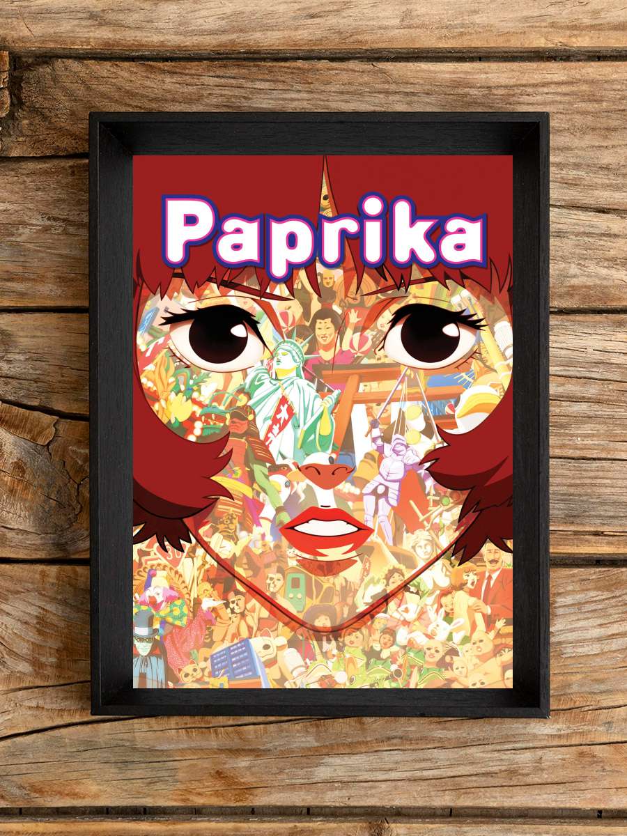 Paprika - パプリカ Film Tablo Siyah Çerçeveli Film Poster Afiş Tablo