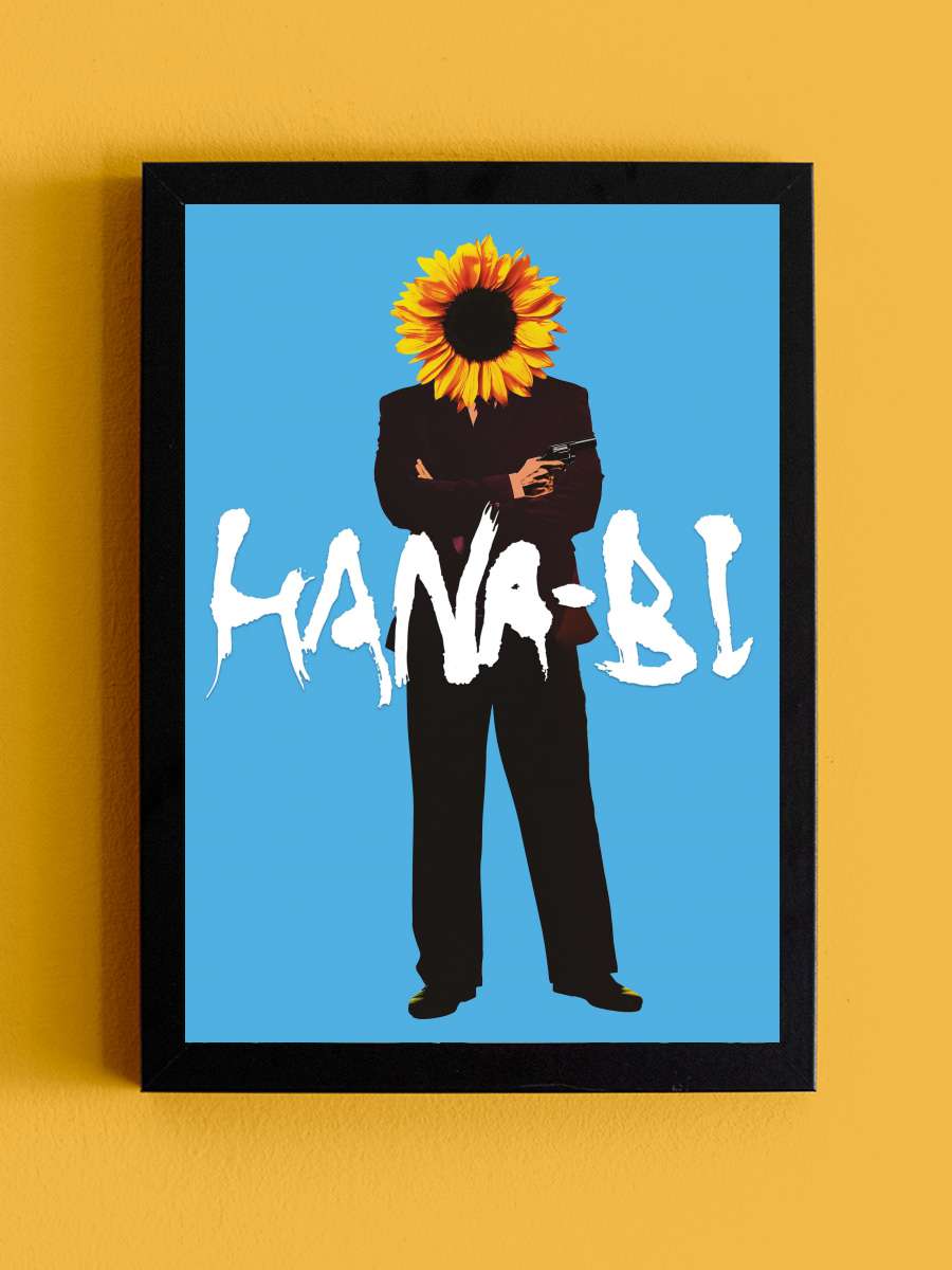 Havai Fişekler - HANA-BI Film Tablo Siyah Çerçeveli Film Poster Afiş Tablo - En İyi Fiyatlarla