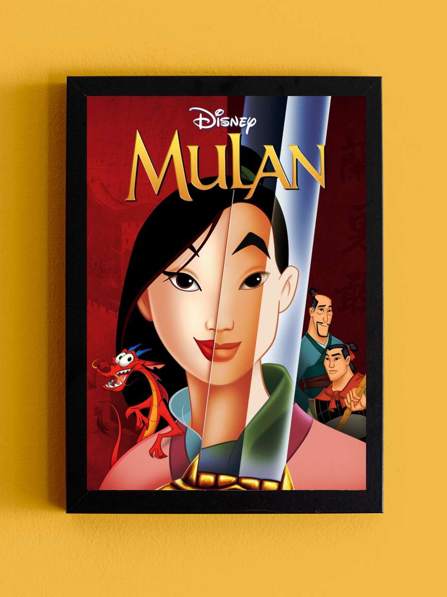 Mulan Film Tablo Siyah Çerçeveli Film Poster Afiş Tablo - En İyi Fiyatlarla